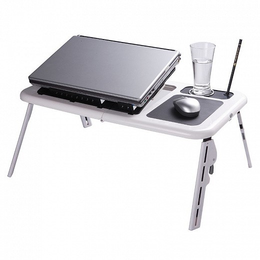 Купить Портативный столик для ноутбука с охладителем E-Table
