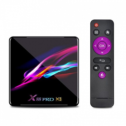 Купить Андроид TV приставка X88 Pro s905X3 4Gb/64Gb