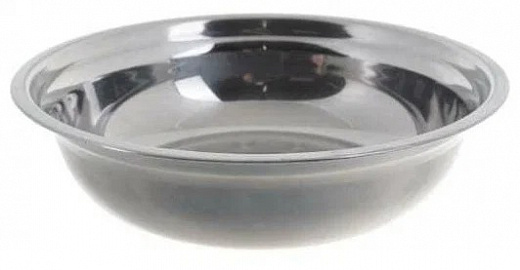 Купить Mallony Миска Bowl-27, объем 2,8 л, с расширенными краями, из нерж стали, зеркальная полировка