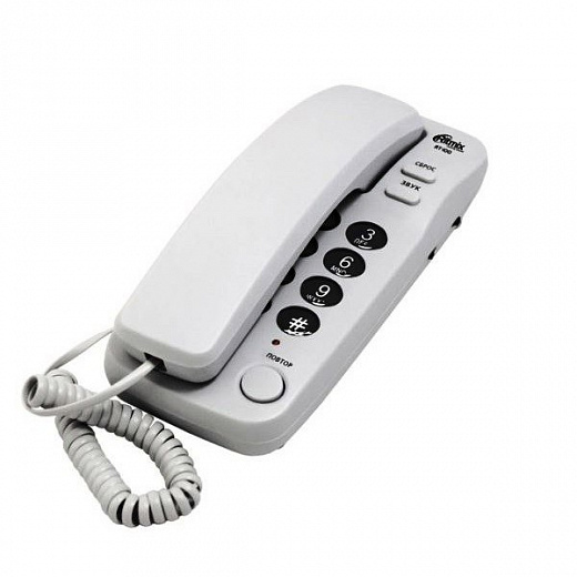 Купить Телефон проводной RITMIX RT-100 grey, без дисплея