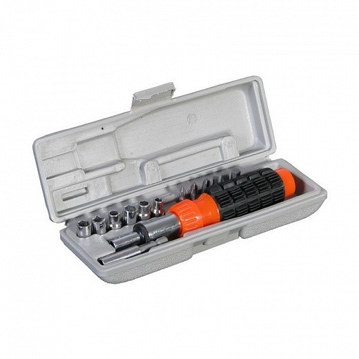 Купить Реверсивная отвёртка с набором бит 15 pcs Socket Set