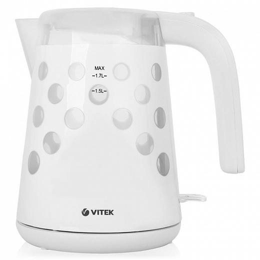 Купить Чайник Vitek из качественного термостойкого пластика VT-7048(W)