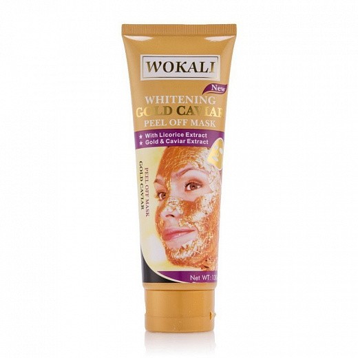 Купить Маска для лица - Золотая маска Wokali Whitening Gold Caviar Peel ...