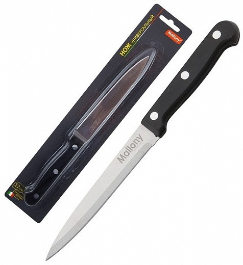 Купить Нож кухонный универсальный Mallony MAL-05B, 12 см