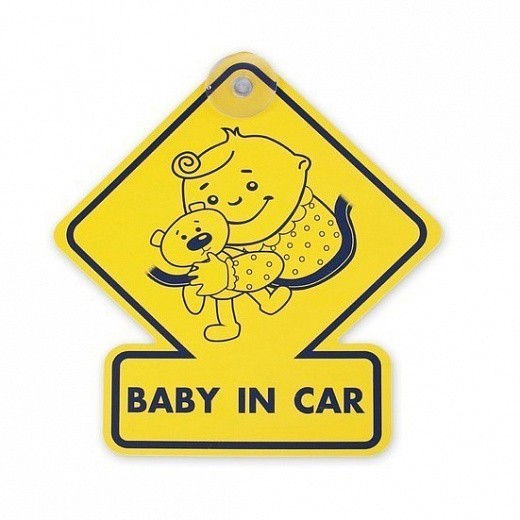 Купить Табличка на присоске - Ребенок в машине РН6508