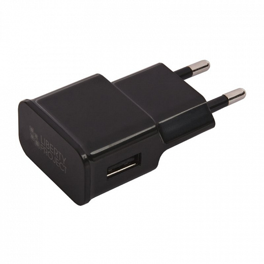 Купить СЗУ «LP» с выходом USB 2,1A + кабель USB Type-C «Classic Plus» (черное/коробка)
