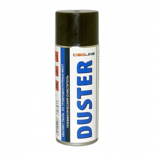 Купить Спрей-очиститель Solins Duster (сжиженный газ для продувки от пыли) 400 мл