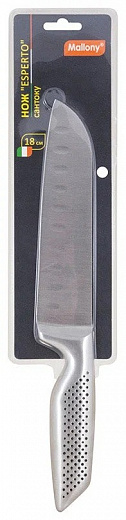 Купить Mallony Нож цельнометаллический ESPERTO MAL-08ESPERTO сантоку, 18 см 920228