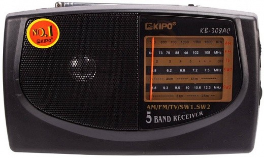 Купить Радиоприемник KIPO KB-308 AC черный