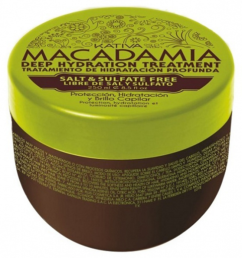 Купить Kativa Macadamia Интенсивно увлажняющая маска для нормальных и поврежденных волос