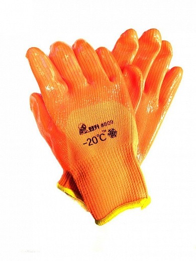 Купить Зимние рабочие перчатки с поливинилхлоридным покрытием