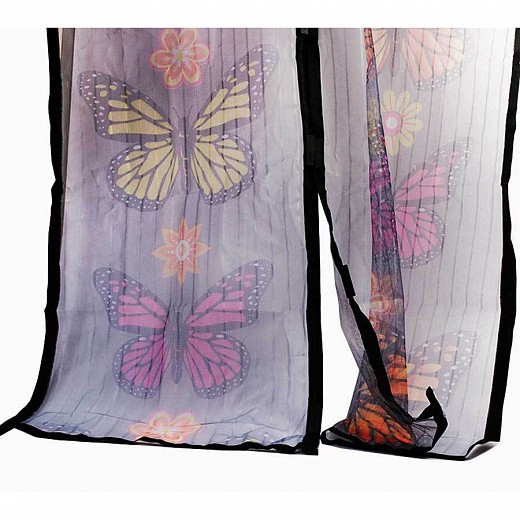 Купить Москитная сетка с бабочками - Magic Mesh Butterfly, 18 магнитов
