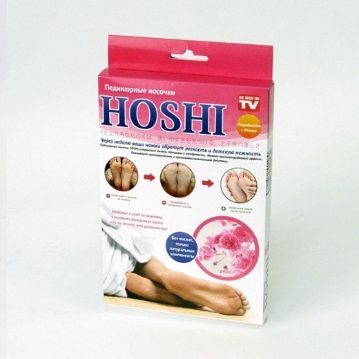 Купить Японские педикюрные носочки Hoshi - Роза