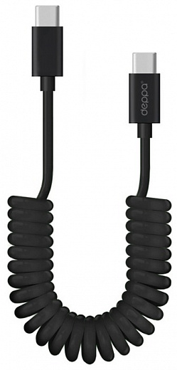 Купить Кабель Deppa витой USB-C - USB-C, 3A, 1.5 м