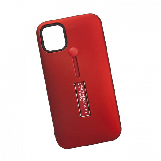 Купить Защитная крышка «LP» для iPhone 11 Hard TPU Case «I WANT PERSONALITY...» (красный)