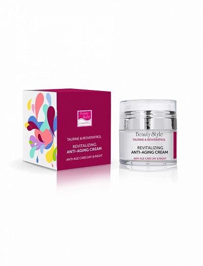 Купить Beauty Style Taurine & Resveratrol Крем для лица возрождающий Anti Age plus 24 часа