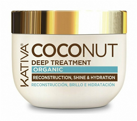 Купить Kativa Coconut Восстанавливающая маска с органическим кокосовым маслом для поврежденных волос