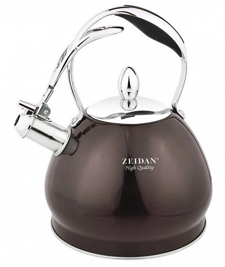 Купить Zeidan Чайник со свистком Z-4231 3 л, коричневый