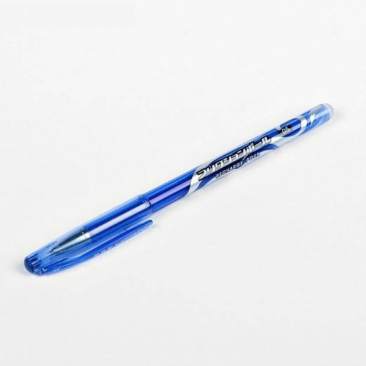 Купить Ручка гелевая - Пиши-Стирай, синий, корпус синий тонированный