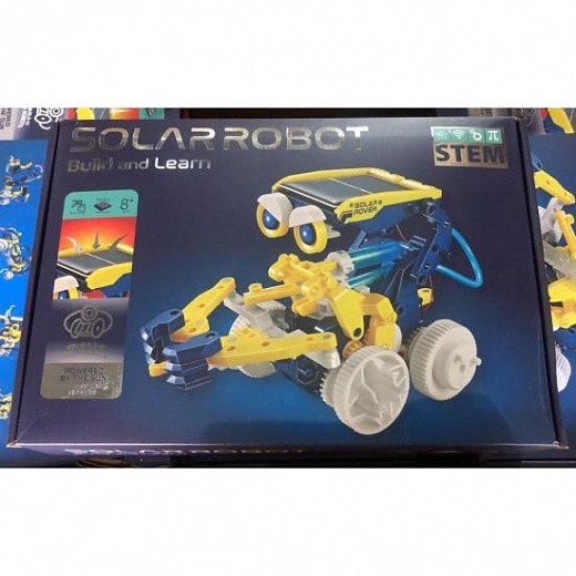 Робот-конструктор на солнечной батарее 11 в 1 Solar Robot build and learn
