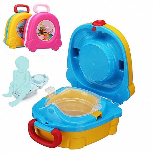 Купить Портативный складной детский горшок-чемоданчик The Handy Potty