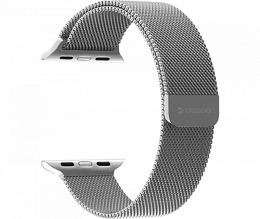 Купить Ремешок Band Mesh для Apple Watch 38/40 mm, нержавеющая сталь, Deppa