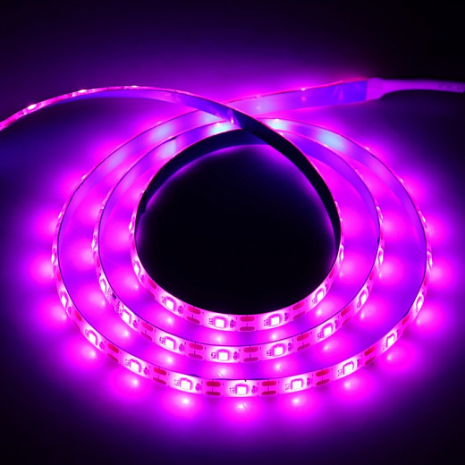 Купить Фитолента светодиодная Luazon, 5 В, SMD5050, 2 м, IP65, 10.3 Вт, 60 LED/м, дим., USB