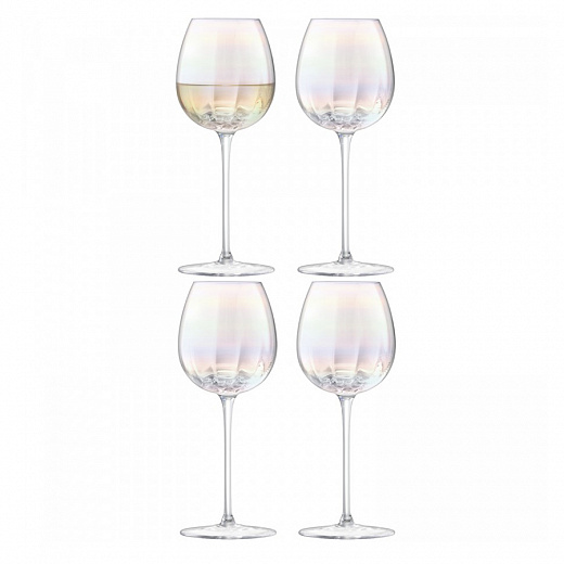 Купить LSA Набор бокалов Pearl White Wine Glass PE02 4 шт. 325 мл бесцветный