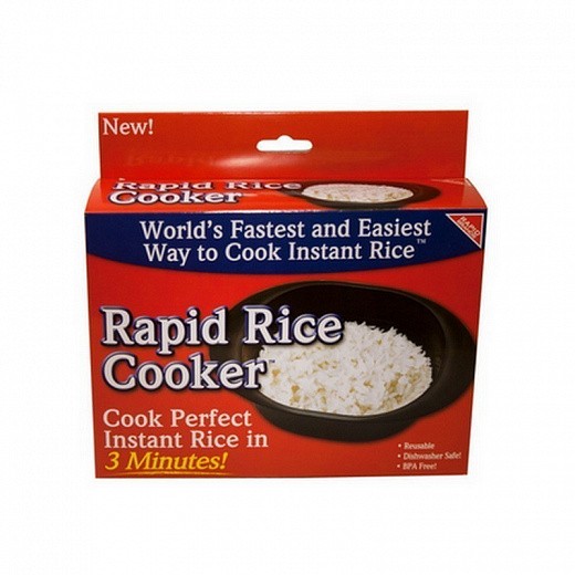 Купить Набор мисок для приготовления риса в микроволновой печи Rapid Rice Cooker, 2 шт