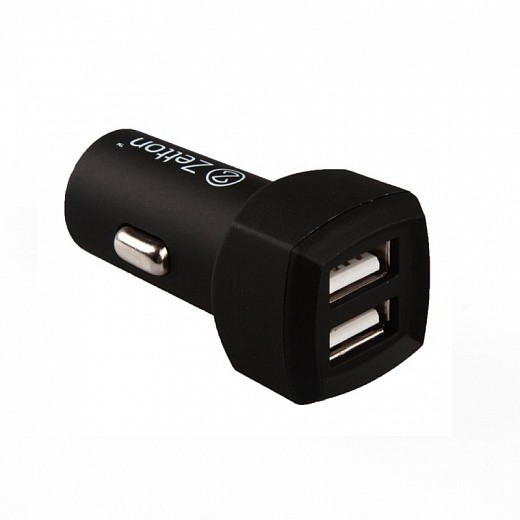 Купить Комплект 3 в 1 АЗУ с двумя выходами USB 3,1А + кабели для Apple 8 pin и Micro USB Zetton (ZTCC3A2UA8MC)