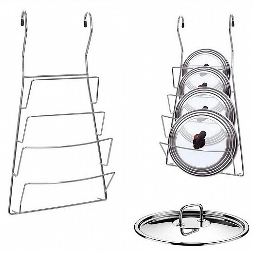 Купить Подставка для крышек навесная на рейлинг
