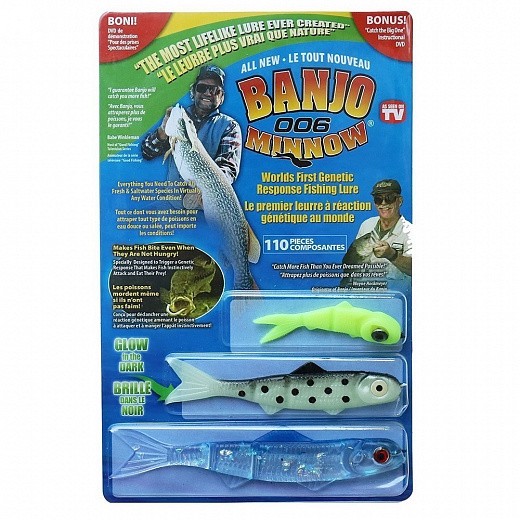 Купить Набор приманок для ловли хищной рыбы - Banjo 006 Minnow