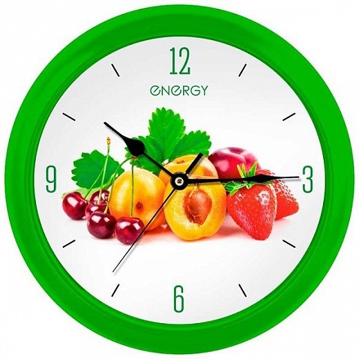 Купить Часы настенные кварцевые ENERGY ЕС-112 фрукты