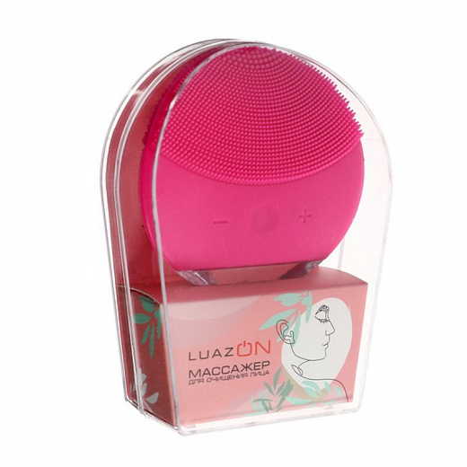 Купить Массажёр LuazON LEM-42, для чистки лица, ультразвуковой, от USB, 150 мА/ч, микс