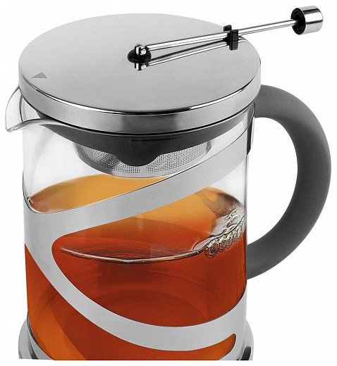 Купить Rondell Заварочный чайник Crystal Grey RDS-1061 1 л, серый | Мелеон