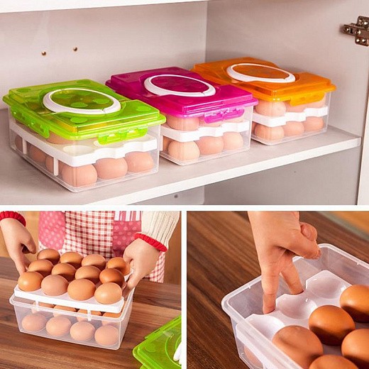 Купить Лоток для хранения яиц пластиковый на 24 шт.