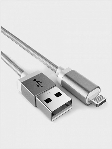 Купить USB-кабель для зарядки 2.0А с iPhone-разъемом, 1 м