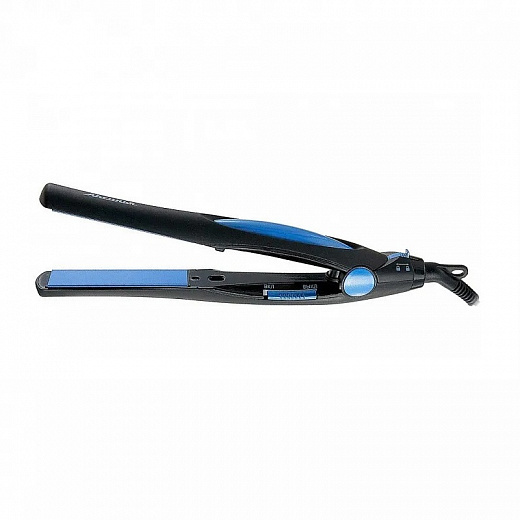 Купить Щипцы для выпрямления волос КС-803 «Аксинья», цвет: черный, синий