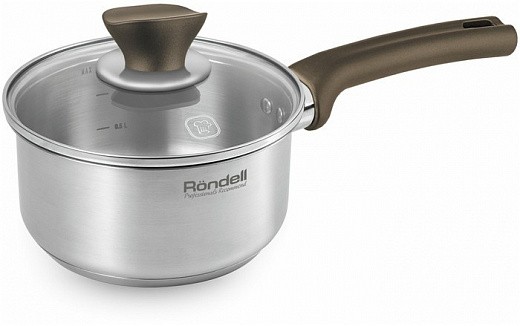 Купить Ковш Rondell Absolute, 0.9 л, стальной