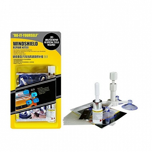 Купить Набор для устранения трещин на стекле Windshield Repair Kit