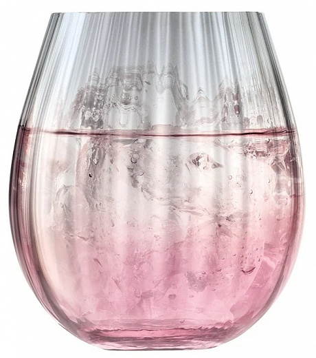 Купить Набор низких стаканов Dusk, 425 мл, розово-серый, 2 шт.