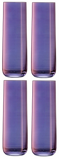 Купить Набор стаканов Aurora, 420 мл, фиолетовый, 4 шт.