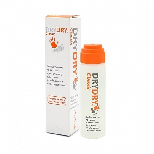 Купить Антиперспирант Dry Dry Classic от обильного потоотделения (дабоматик), 35 мл