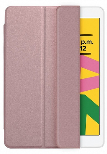 Купить Чехол-подставка Deppa Wallet Onzo Basic для Apple iPad 10.2 2019, розовый