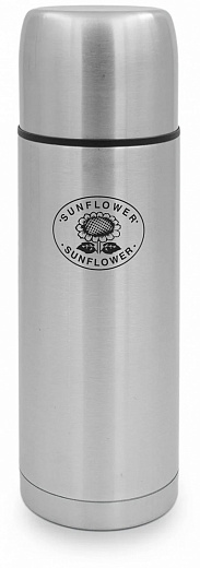 Купить Подсолнух-Sunflower SVBT1000 Термос с узким горлышком пробка без кнопки с тубой