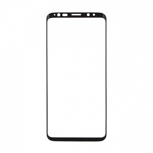 Купить Защитное стекло «LP» для Samsung Galaxy S9 3D Full Glue Tempered Glass с рамкой 0,33 мм, 9H (черное)