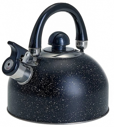 Купить Webber Чайник со свистком BE-0539, 2.5 л, черный мрамор | Мелеон