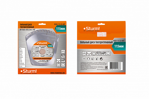 Купить Пильный диск Sturm! 9020-115-22-48T 115х22 мм