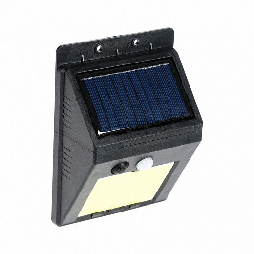 Купить Светильник уличный с датчиком движения, выносная солнечная панель, провод 2,5 м, 8 Вт, COB LED