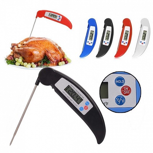 Купить Складной электронный термометр для мяса Digital Thermometer